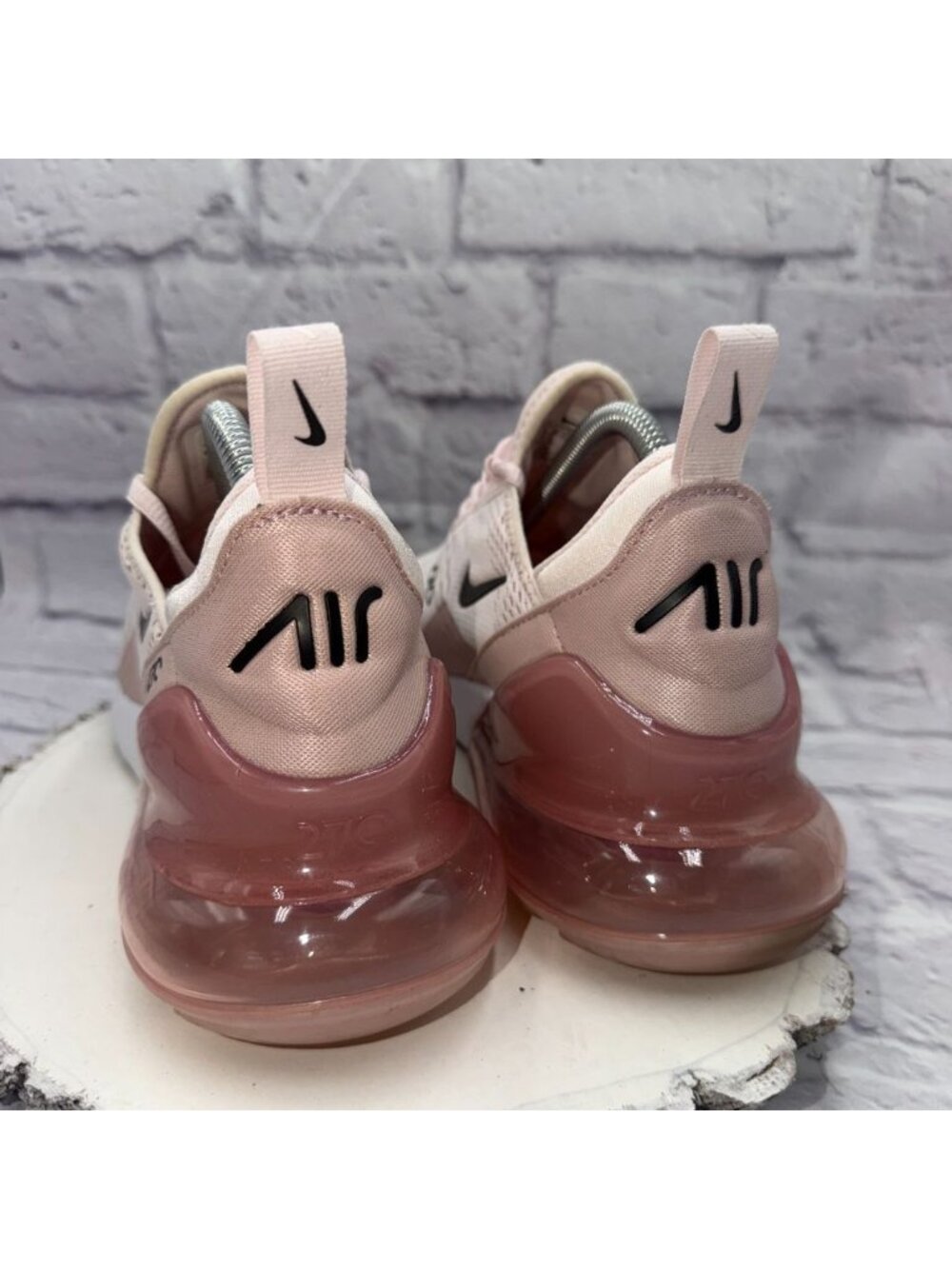 Nike Air Max 270 Womens Size 9.5 Light Soft Pink Running Shoes AH6789-604 - Picture 5 of 11